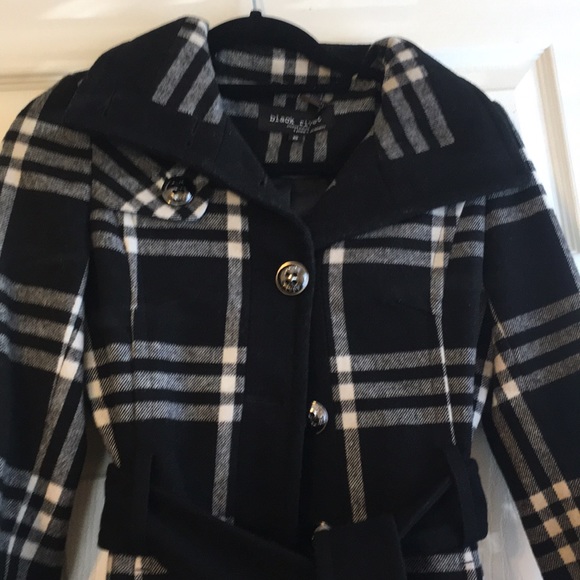 Black Rivet Coat - Picture 2 of 7